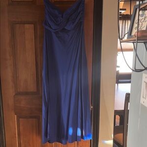 Trixxi Strapless Royal Blue Dress